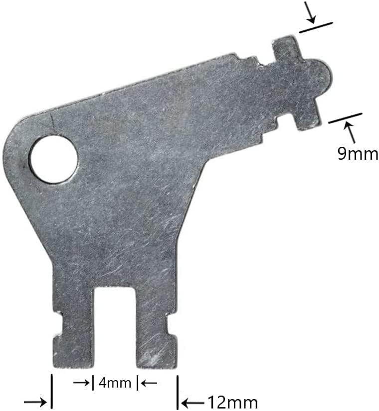 DDV 50504 Key 5 Pack Universal Dispenser Key for GP Tissue & Toilet Paper Dispensers - Image 3